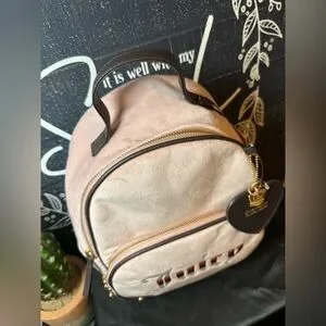 ?Juicy Couture Retro Vibe Velvet Backpack s-l400.jpg main image 4